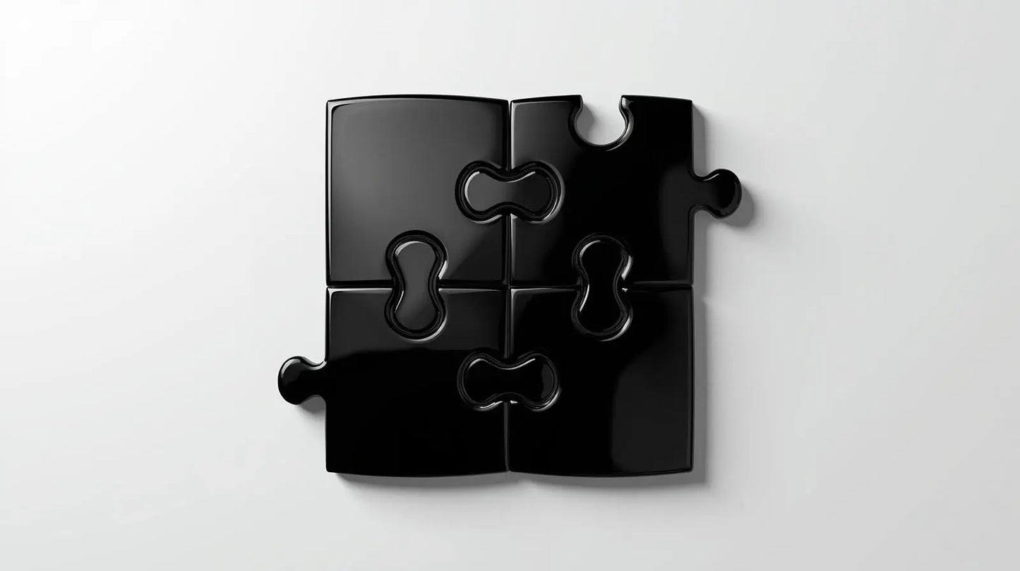 Puzzle art noir Ma boutique